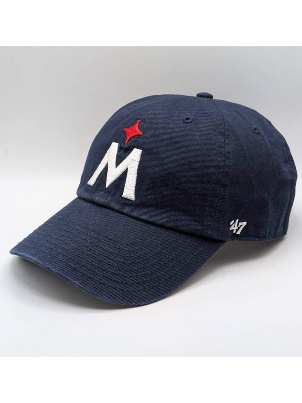 Minnesota Twins ’47 Brand Strap Back Hat City Connect Navy Blue MLB Baseball Cap